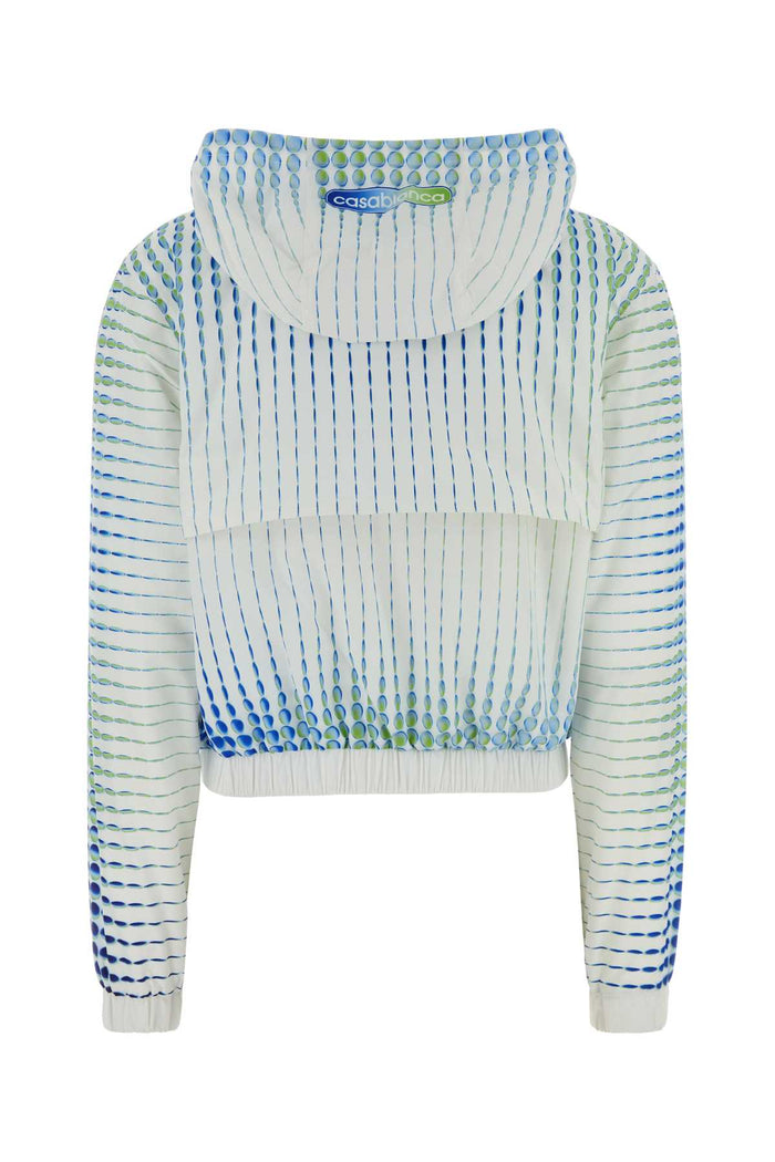 Printed Taffeta Jacket Dots Giubbini