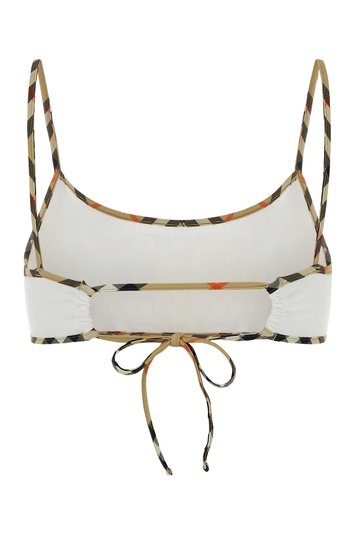 White Stretch Nylon Bikini Top Pwhitesandipchk Polyamide (nylon) Elastane Costumi Da Bagno