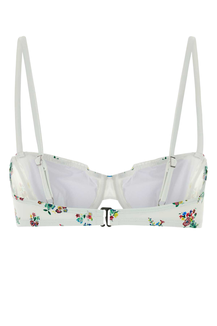 Printed Stretch Nylon Bikini Top 402 Costumi Da Bagno