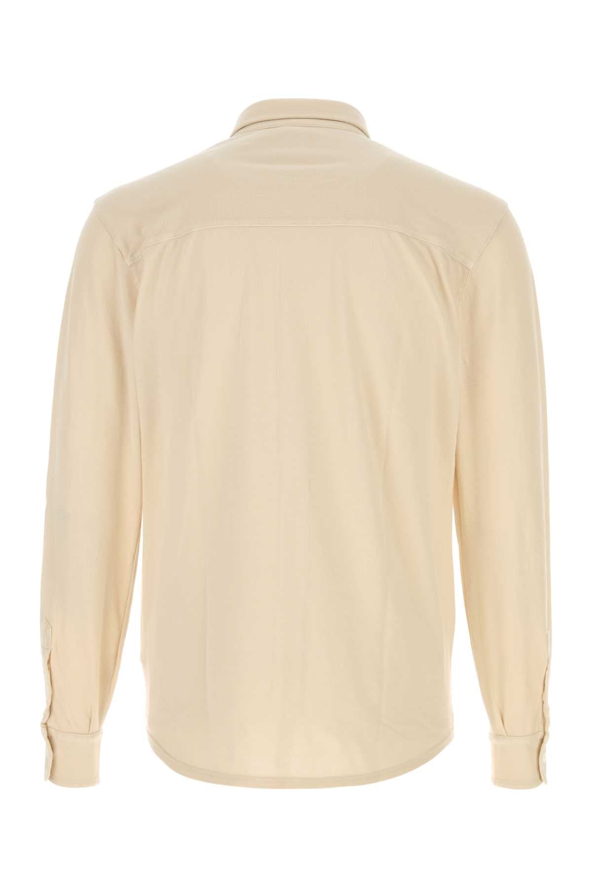 Sand Cotton Shirt Mandorla Exterior: Camicie
