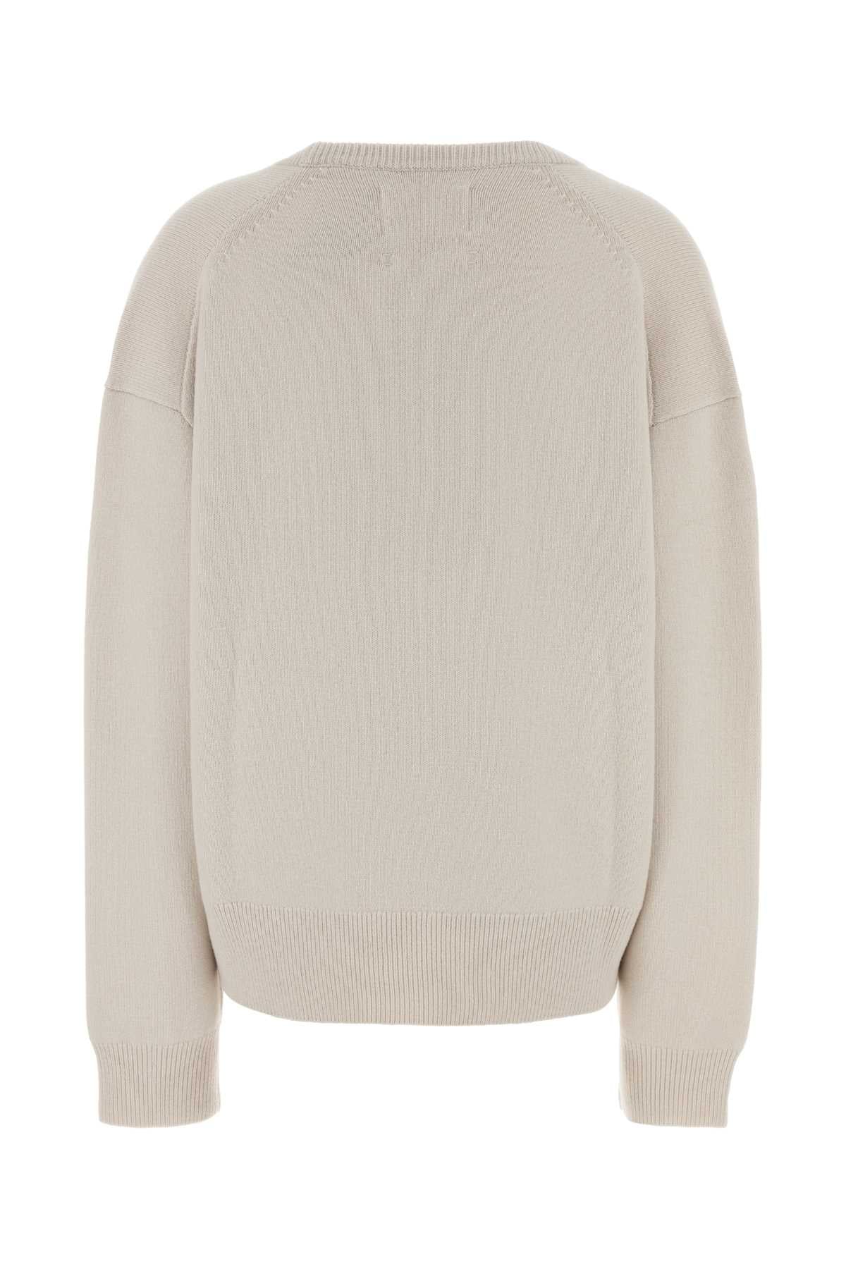 Sand Stretch Cashmere Blend Jack Sweater Chalk Maglieria
