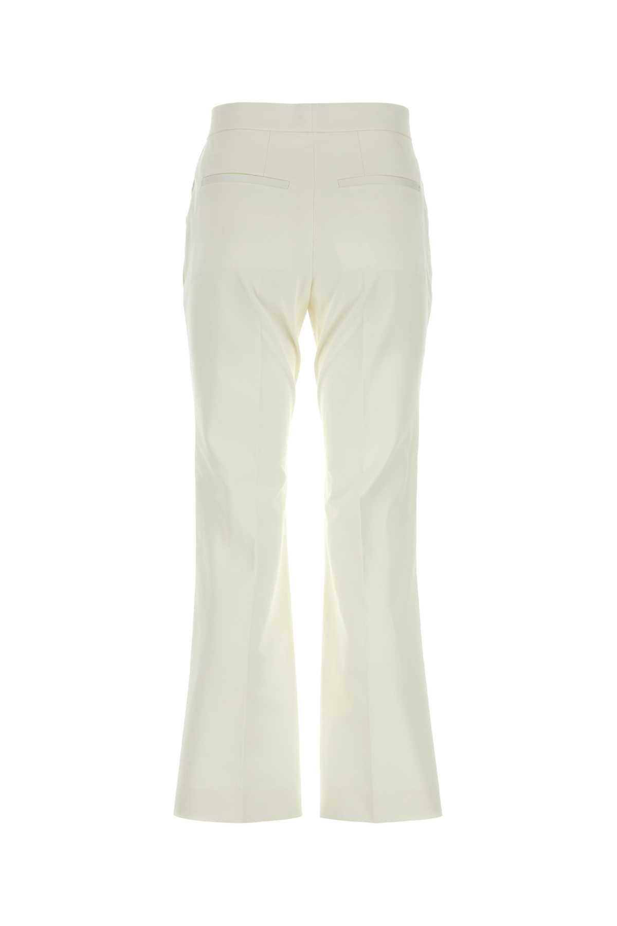 White Cotton Pant 105 Exterior: Pantaloni