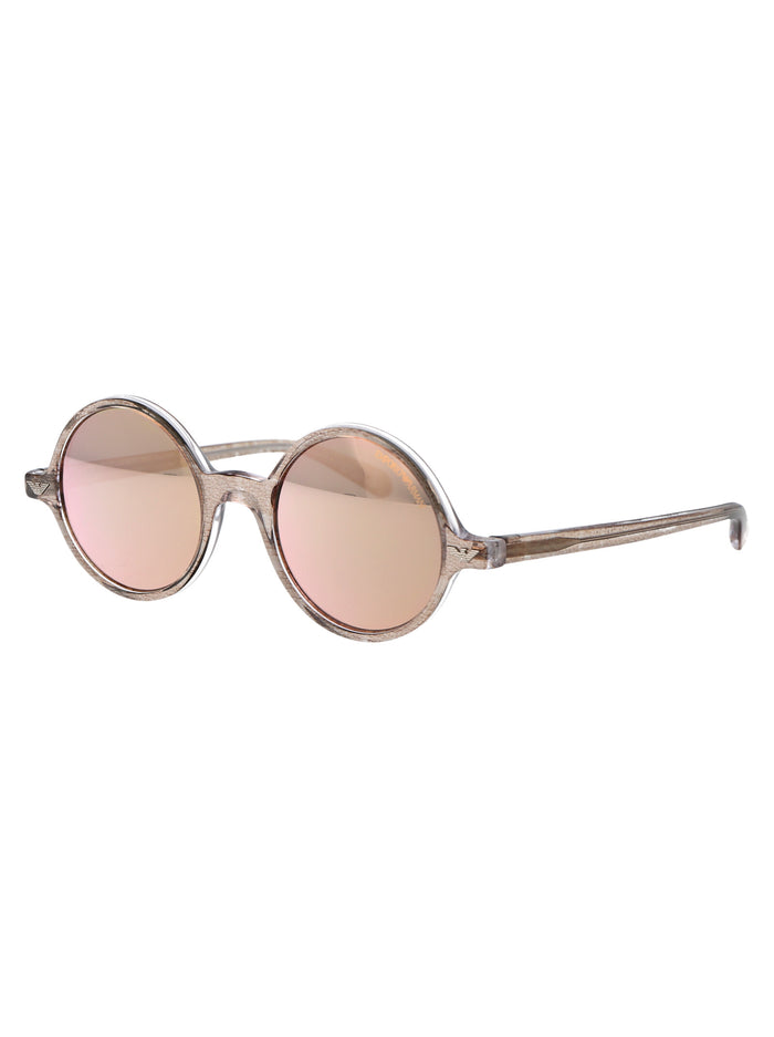 0ea 501m 60204z Crystal Brown Pattern Acetate Sunglasses
