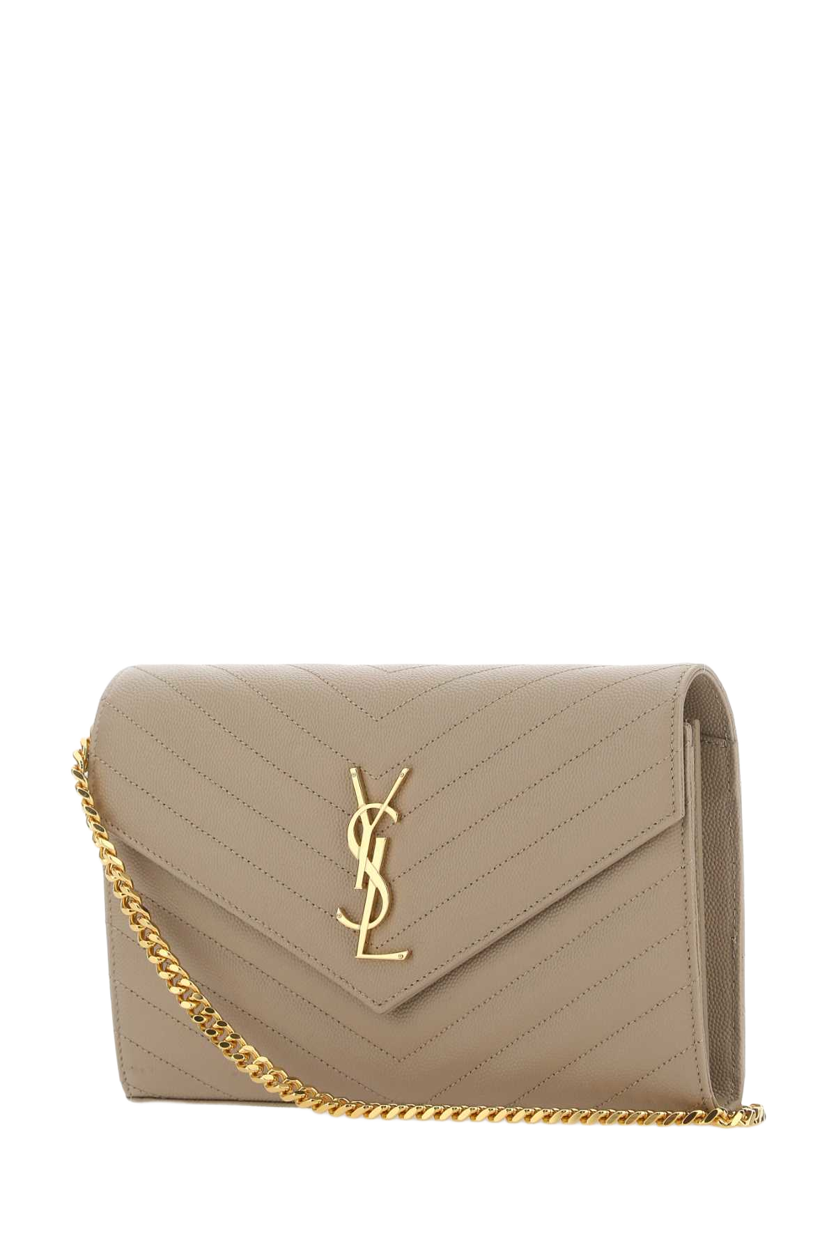 Cappuccino Leather Clutch 2721 Portafogli