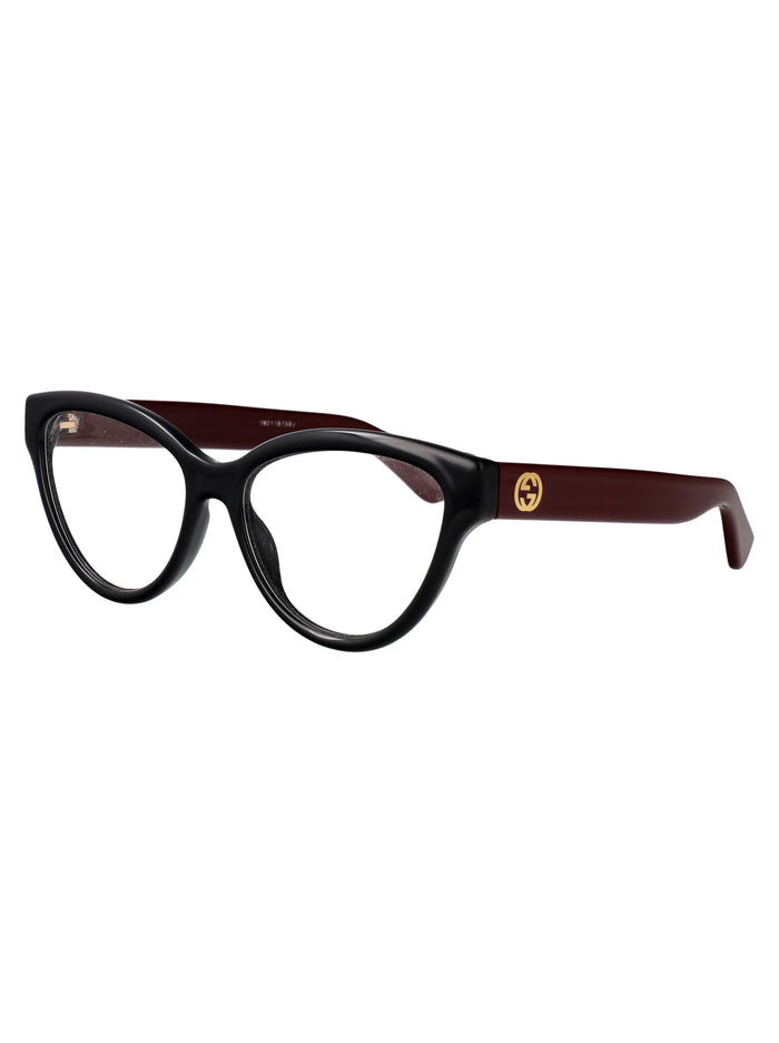 Gg1581o Black-burgundy-transparent Injected Optical