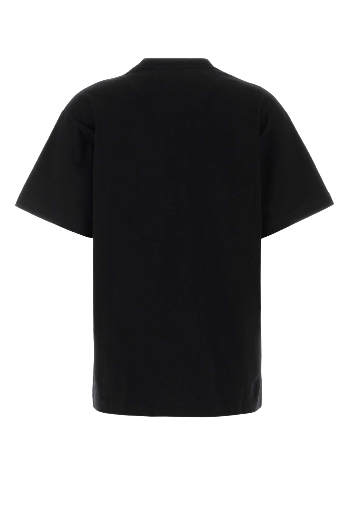 Black Cotton T-Shirt Blackmix Fabric