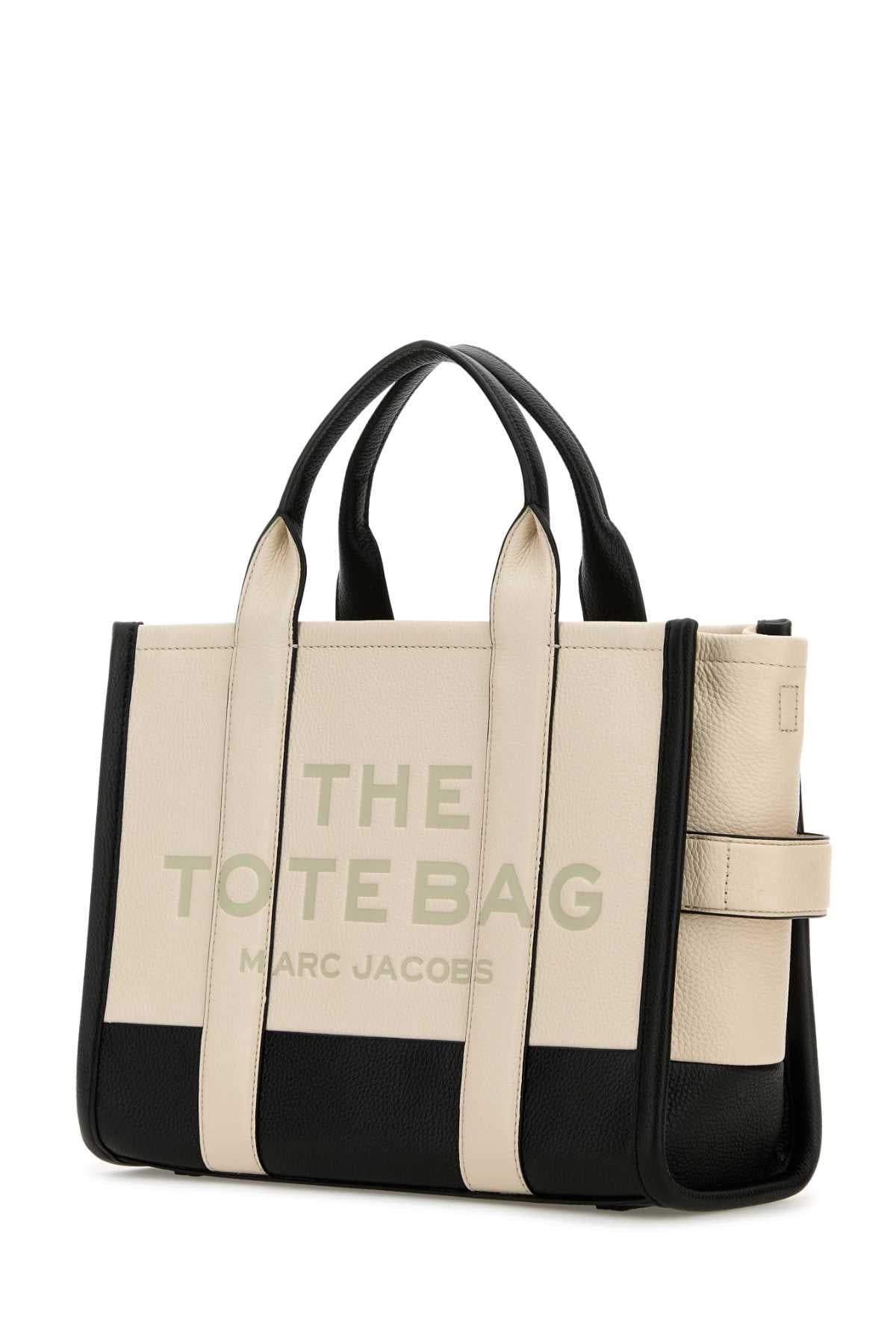 Two-Tone Leather Medium The Tote Bag Shopping 112 Cow Borse A Mano
