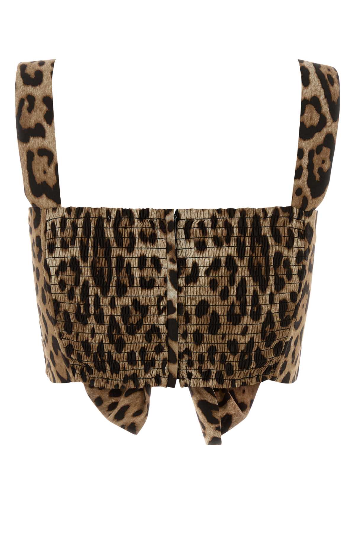 Printed Poplin Top Leonew Maglie