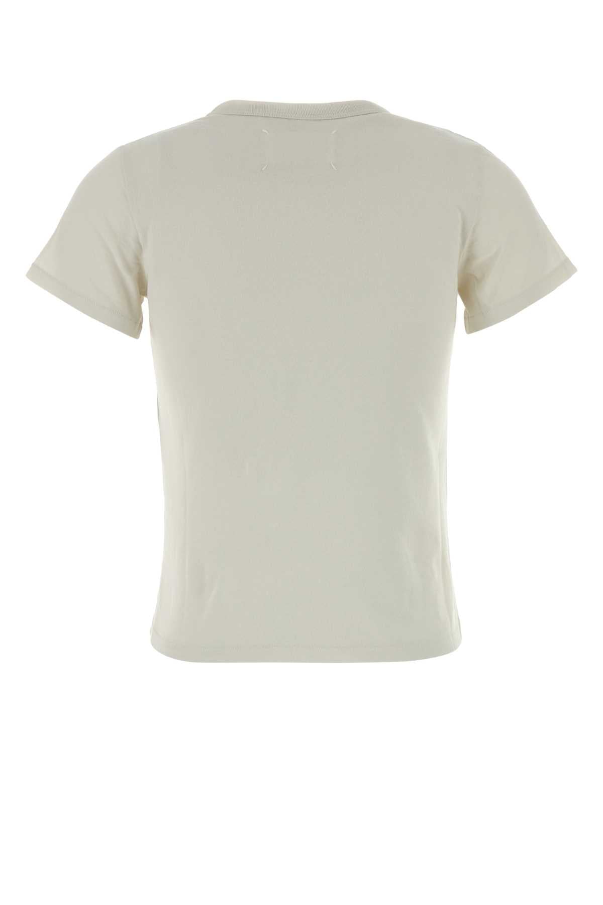 Chalk Cotton T-Shirt Vintagewhite Exterior