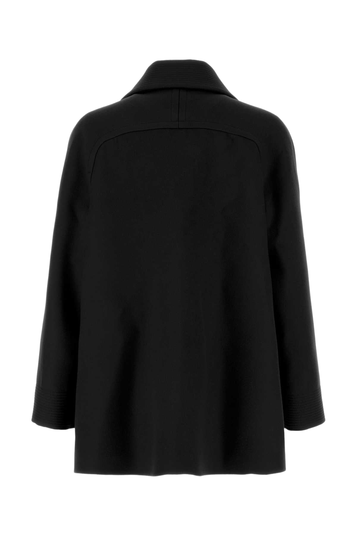 Black Wool Coat Nero Cappotti