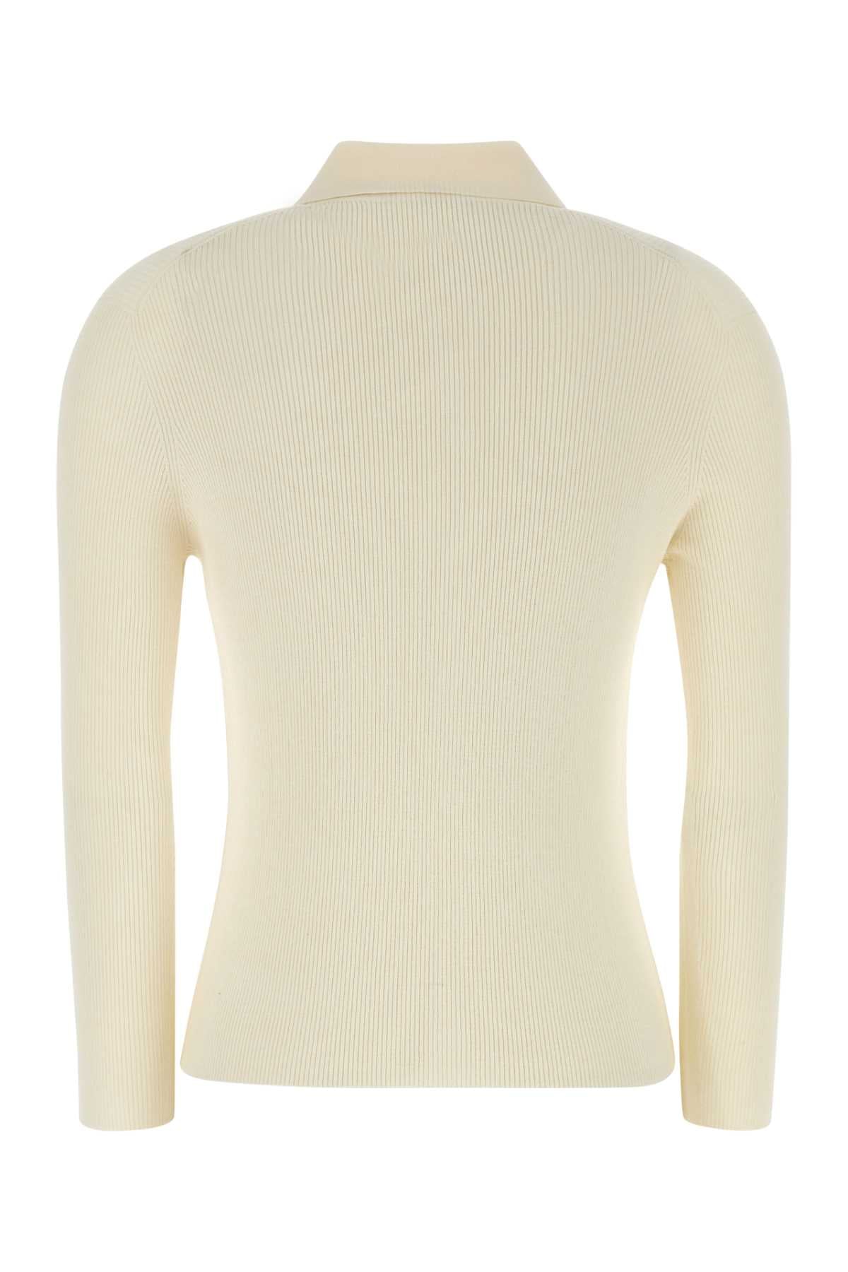 Ivory Exterior: Wool Silk Elastane Camicie
