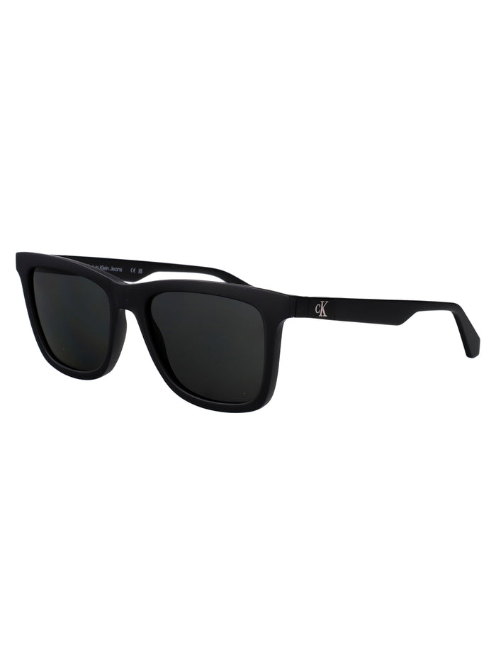 Ckj24601sn 2 Matte Black Injected Sunglasses