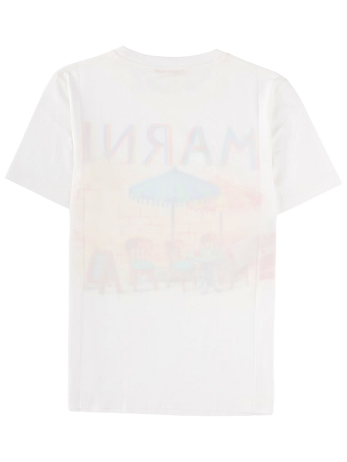 T-Shirt With Print White Cotton T-shirts