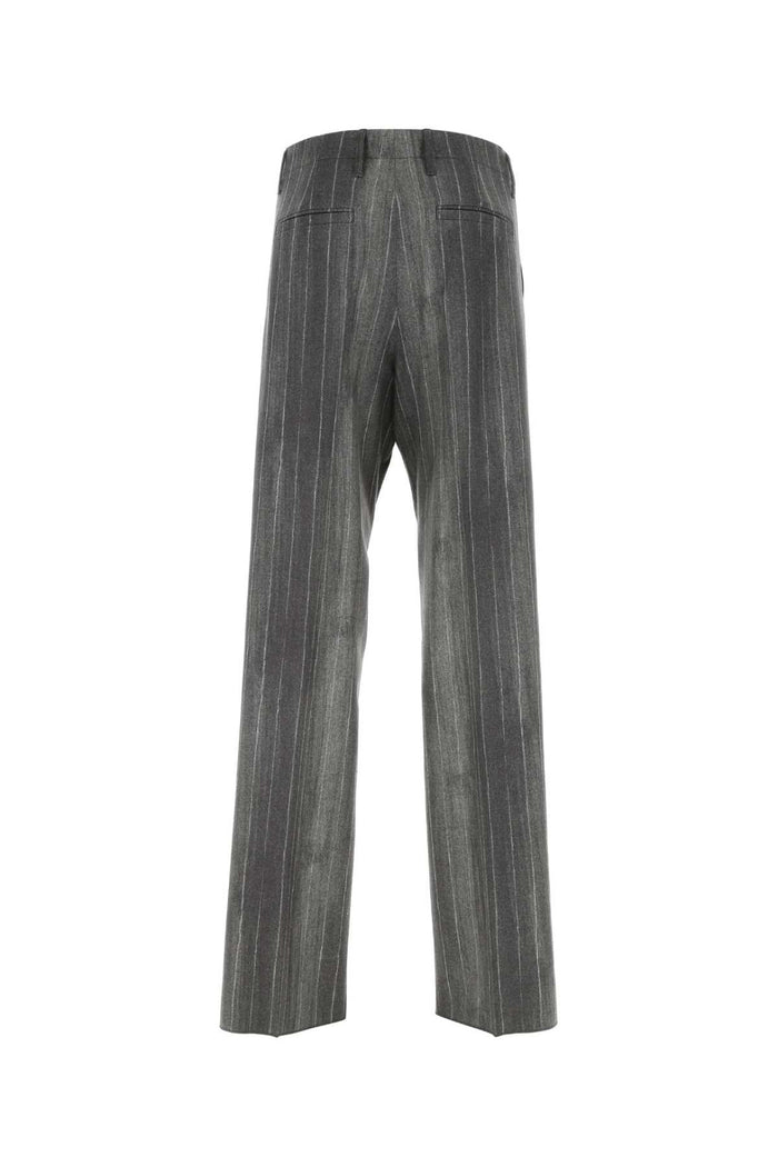 Printed Wool Pant 5b040 Exterior: Virgin Pantaloni