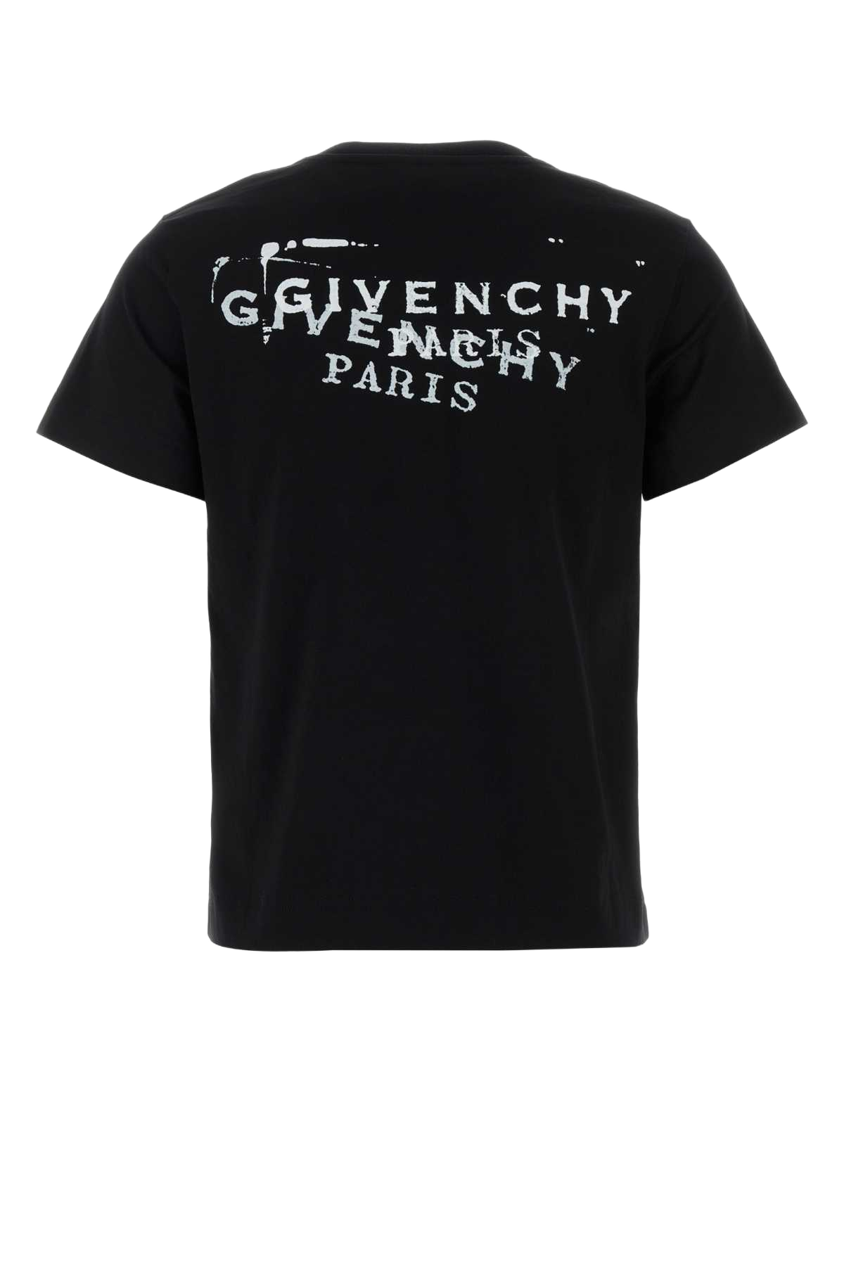 Black Cotton T-Shirt Exterior: Coton