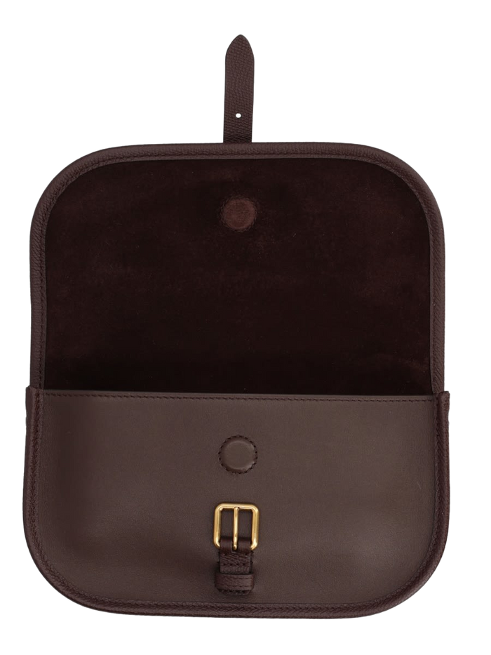 Antibes Bag Brown Leather Crossbody