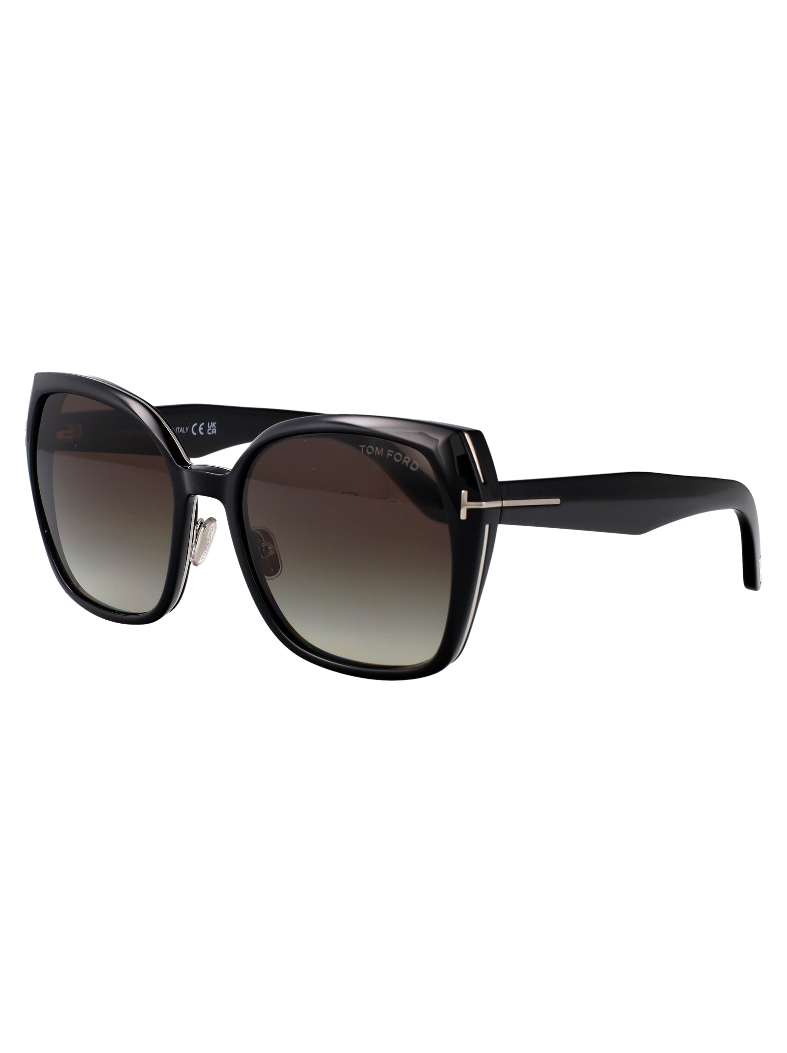 Ft1223 01b Nero Lucido / Fumo Grad Injected Sunglasses