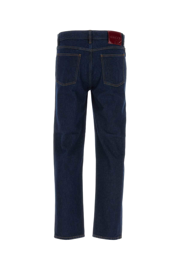 Dark Blue Denim Jeans Darkbluemix Fabric