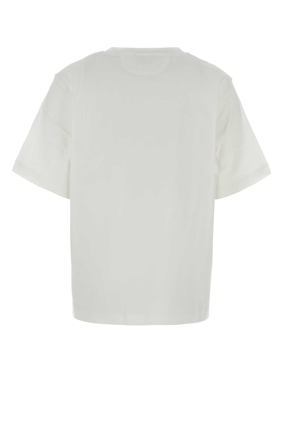 Jg00062dl52132 1000 Bianco Exterior: Cotton T-shirt