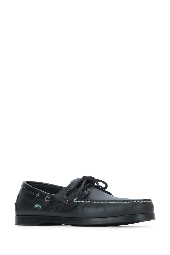 Barth Lissenoirmarinenoire Calf Leather / Rubber Mocassini