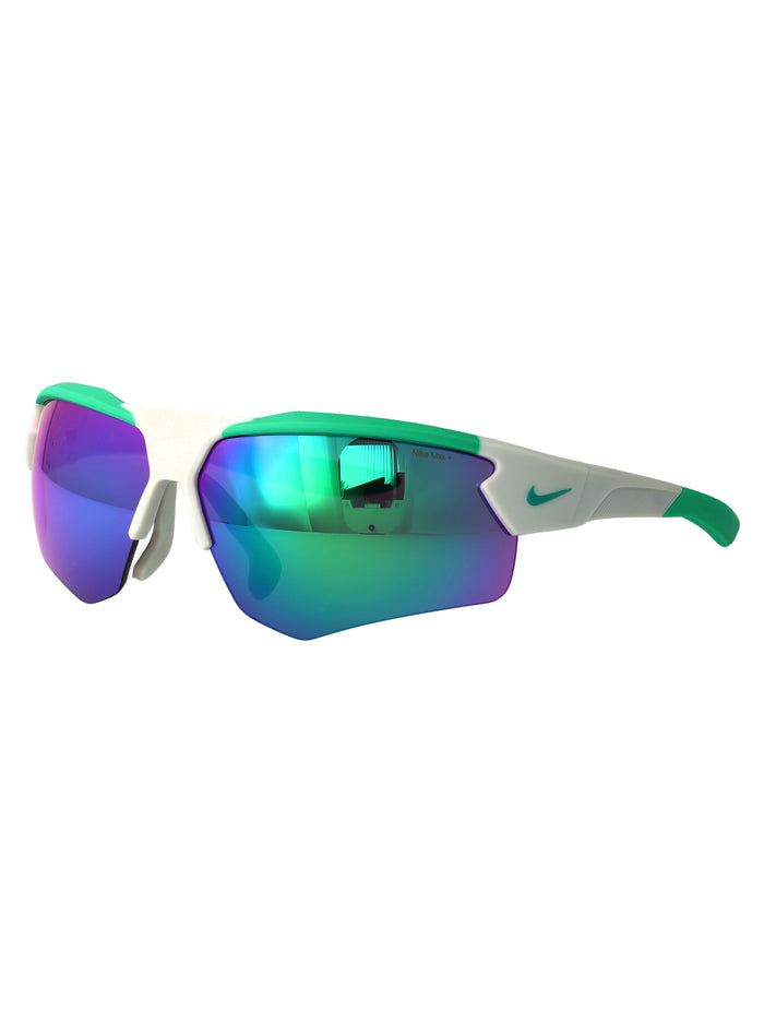 Ev24036 907 Matte Light Silver / Green Mir Acetate Sunglasses