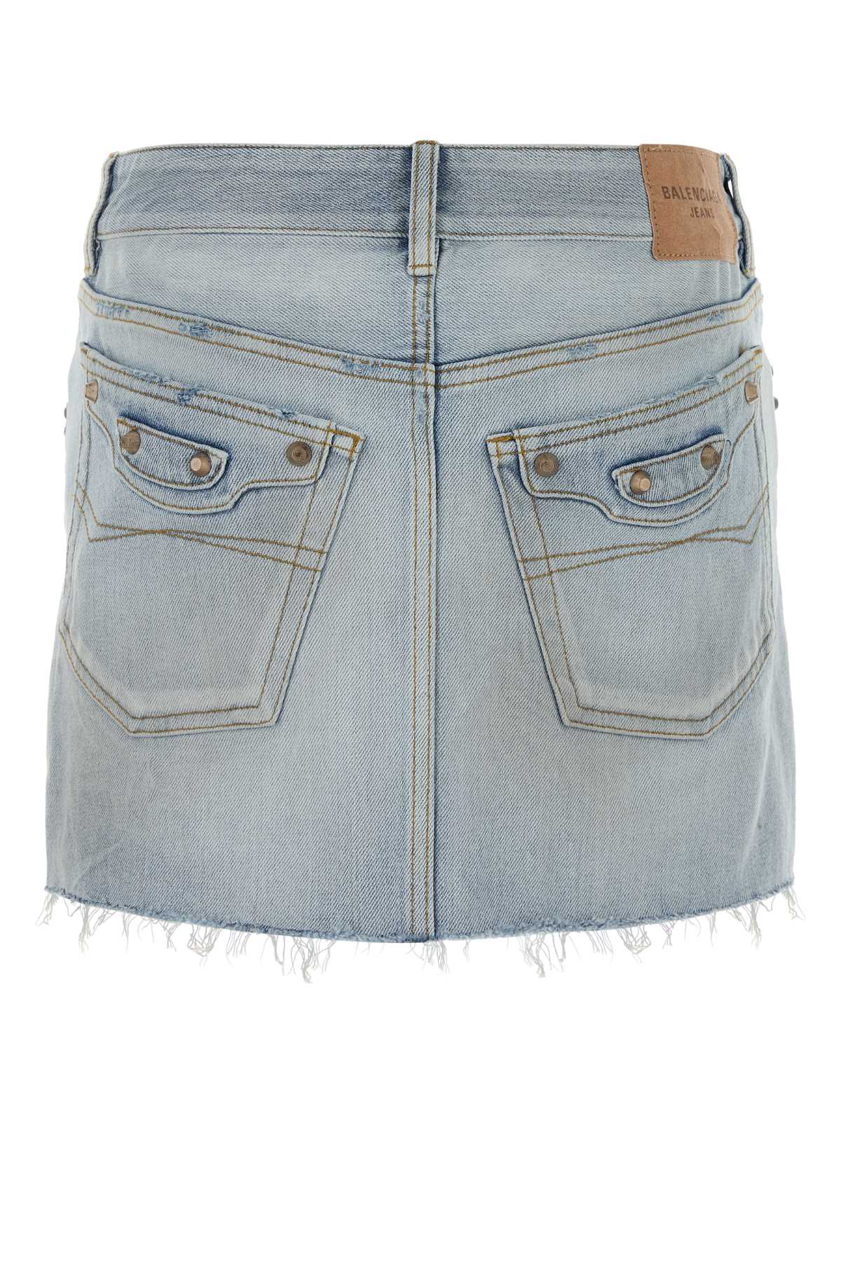 City Mini Skirt Light Blue Tbp47 + Finissage Dol Gonne