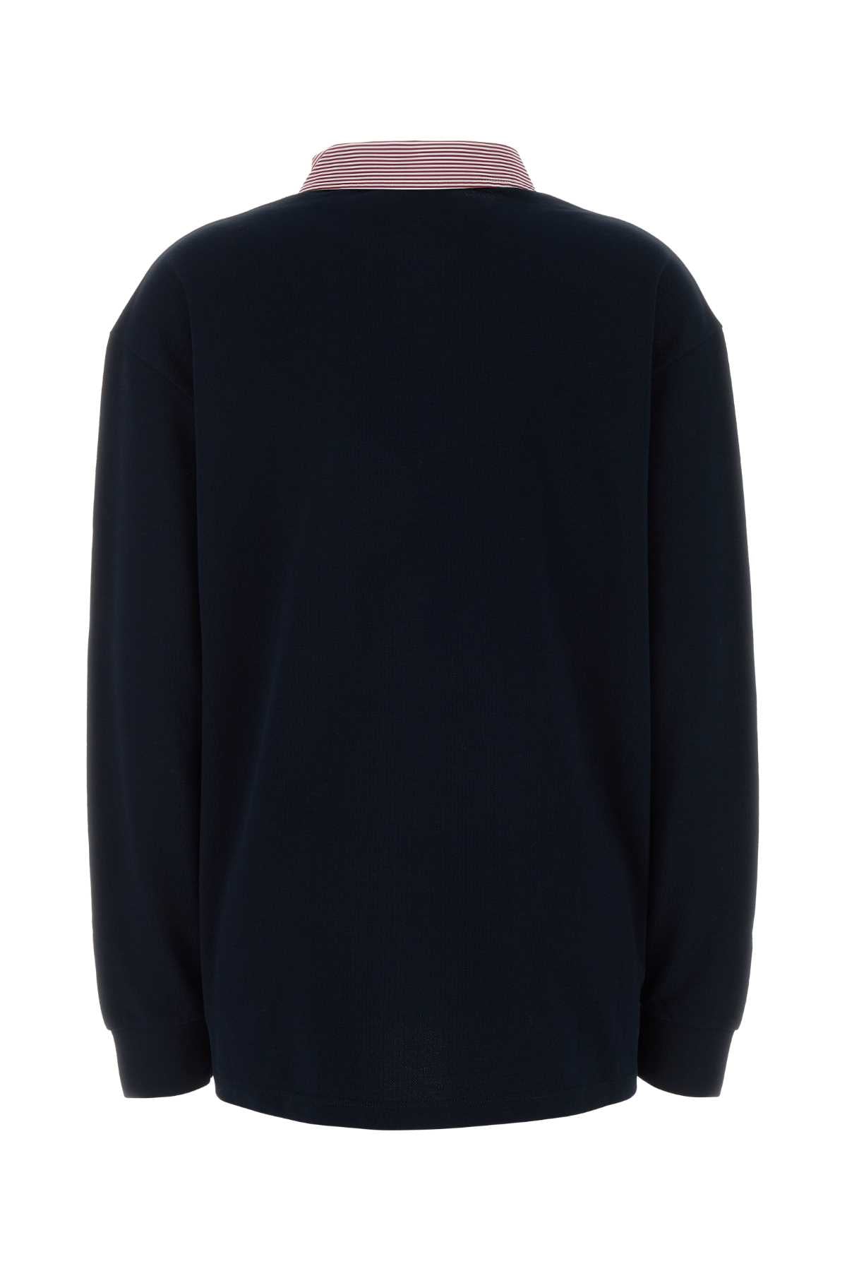 Bleu Exterior: Cotton Polo