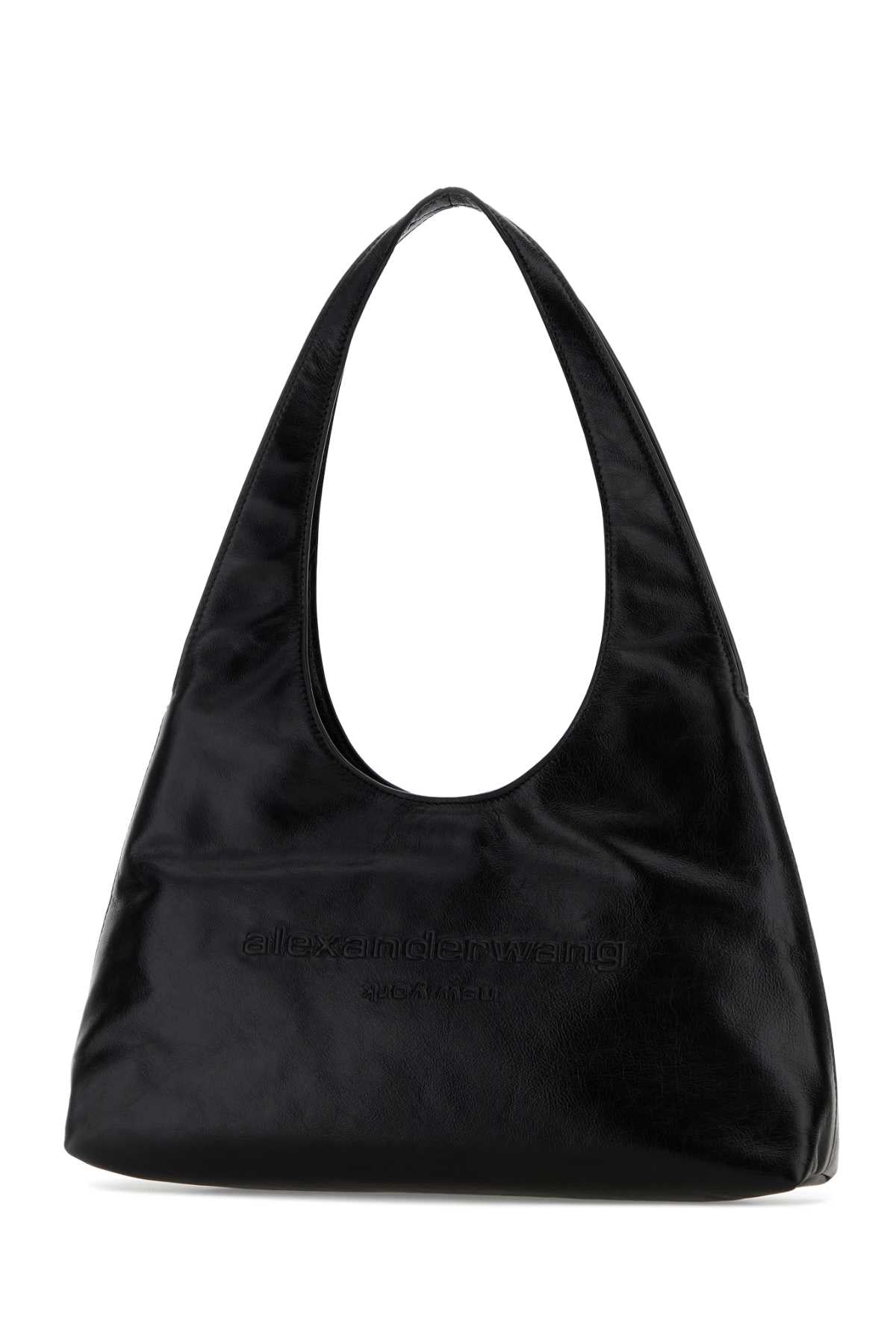 Black Leather Small Pike Shoulder Bag Borse A Mano