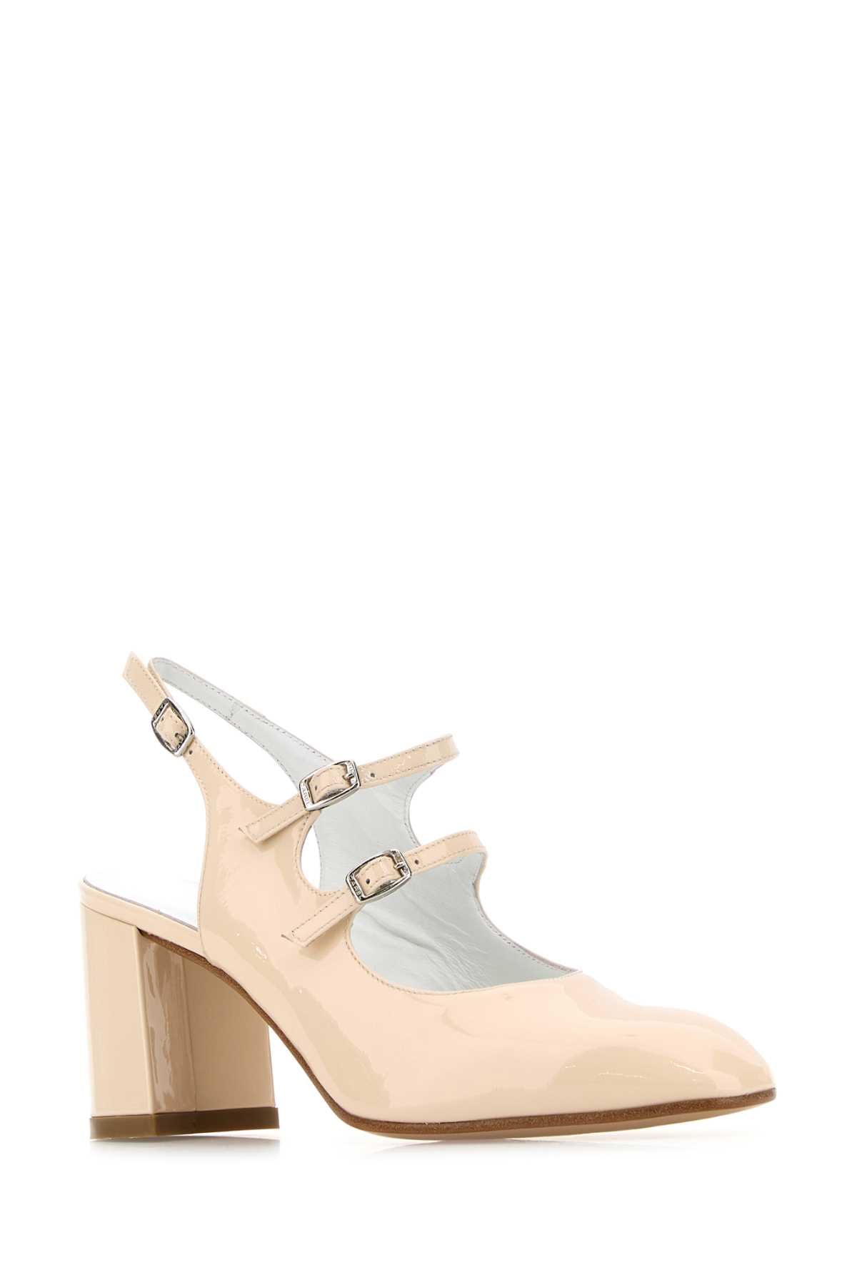 Sand Leather Banana Pumps Beige Scarpe Con Tacco