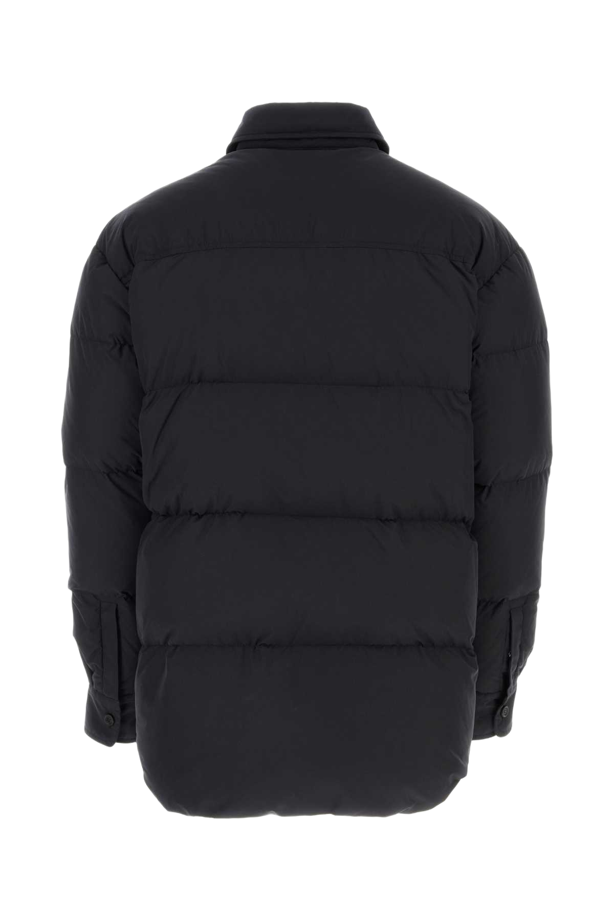 Black Polyester Down Jacket Blackblac Piumini