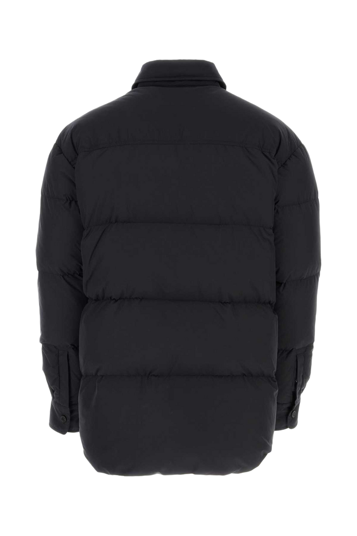 Black Polyester Down Jacket Blackblac Piumini