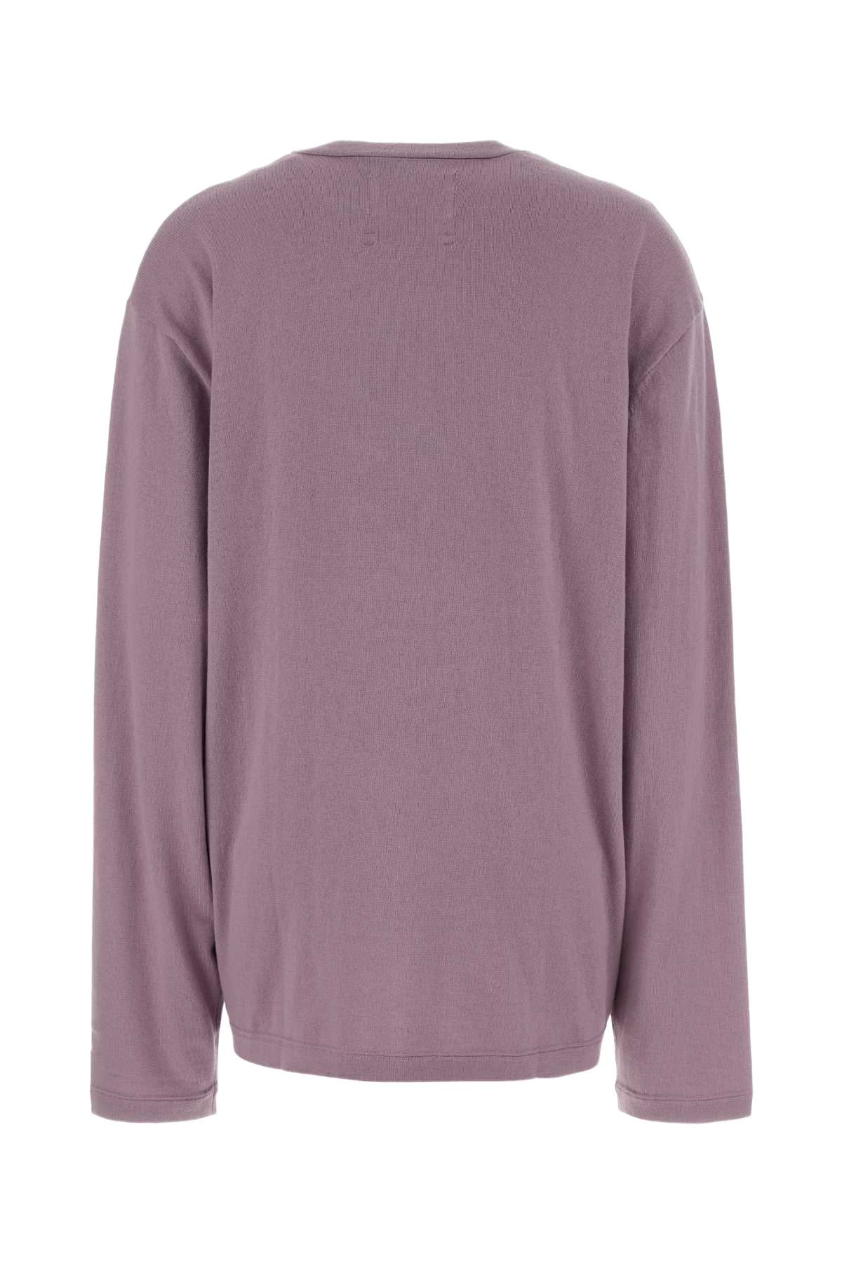 Lilac Cotton Blend Rock T-Shirt Lila Exterior: Cashmere