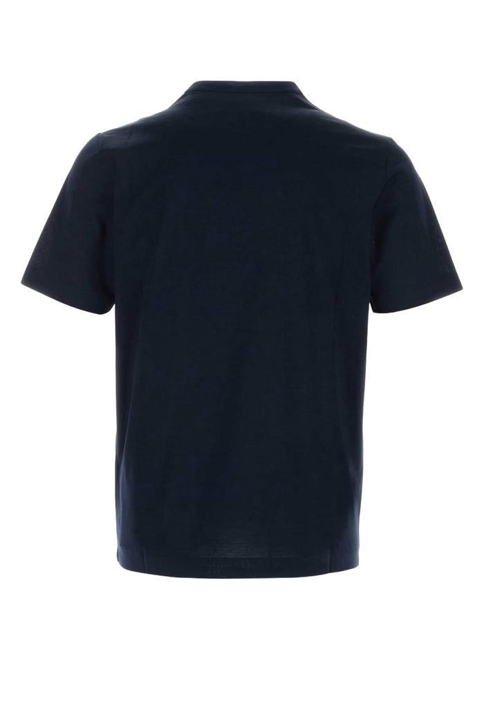 Midnight Blue Cotton T-Shirt Exterior