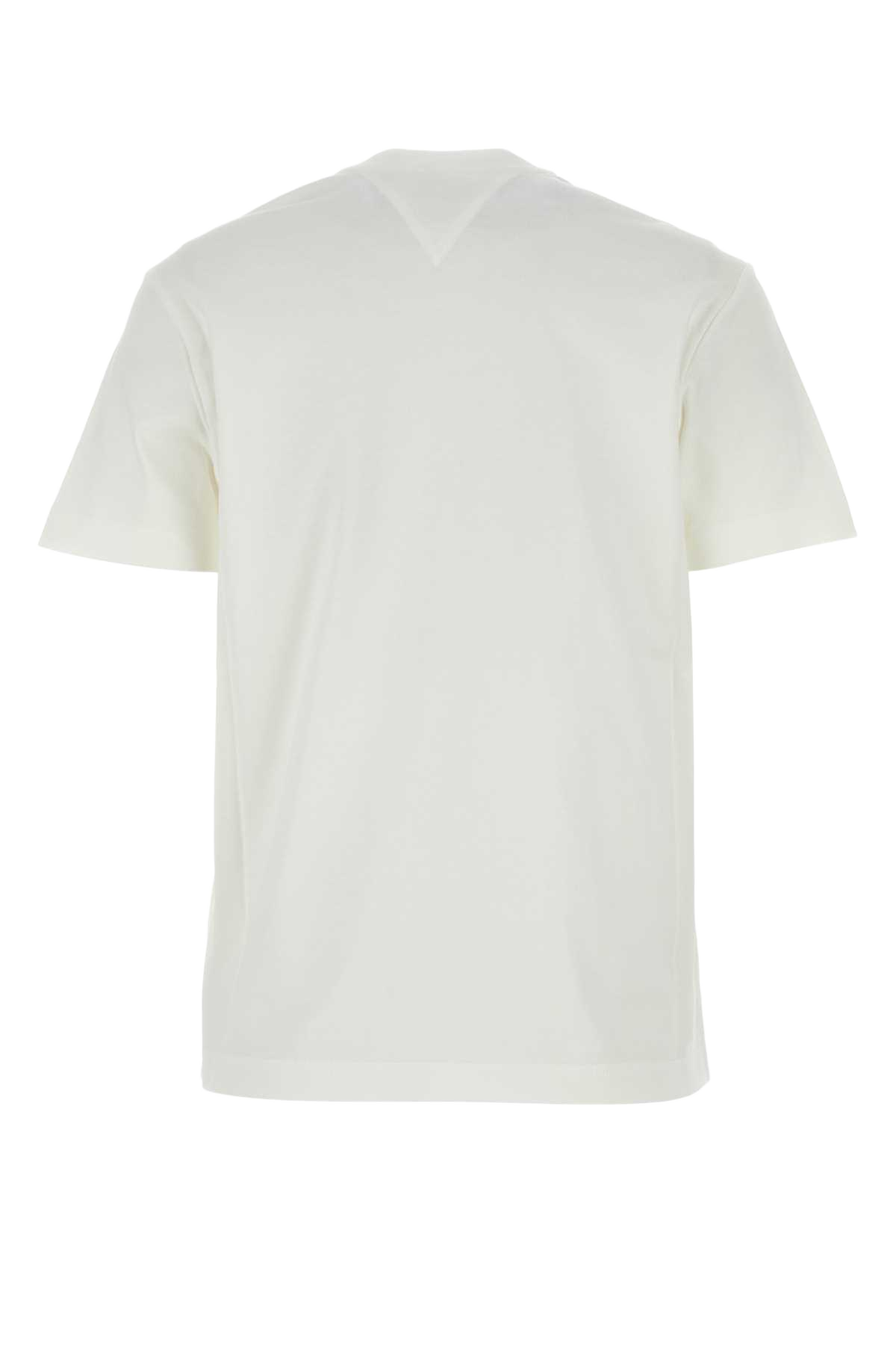 White Cotton T-Shirt Chalk Exterior