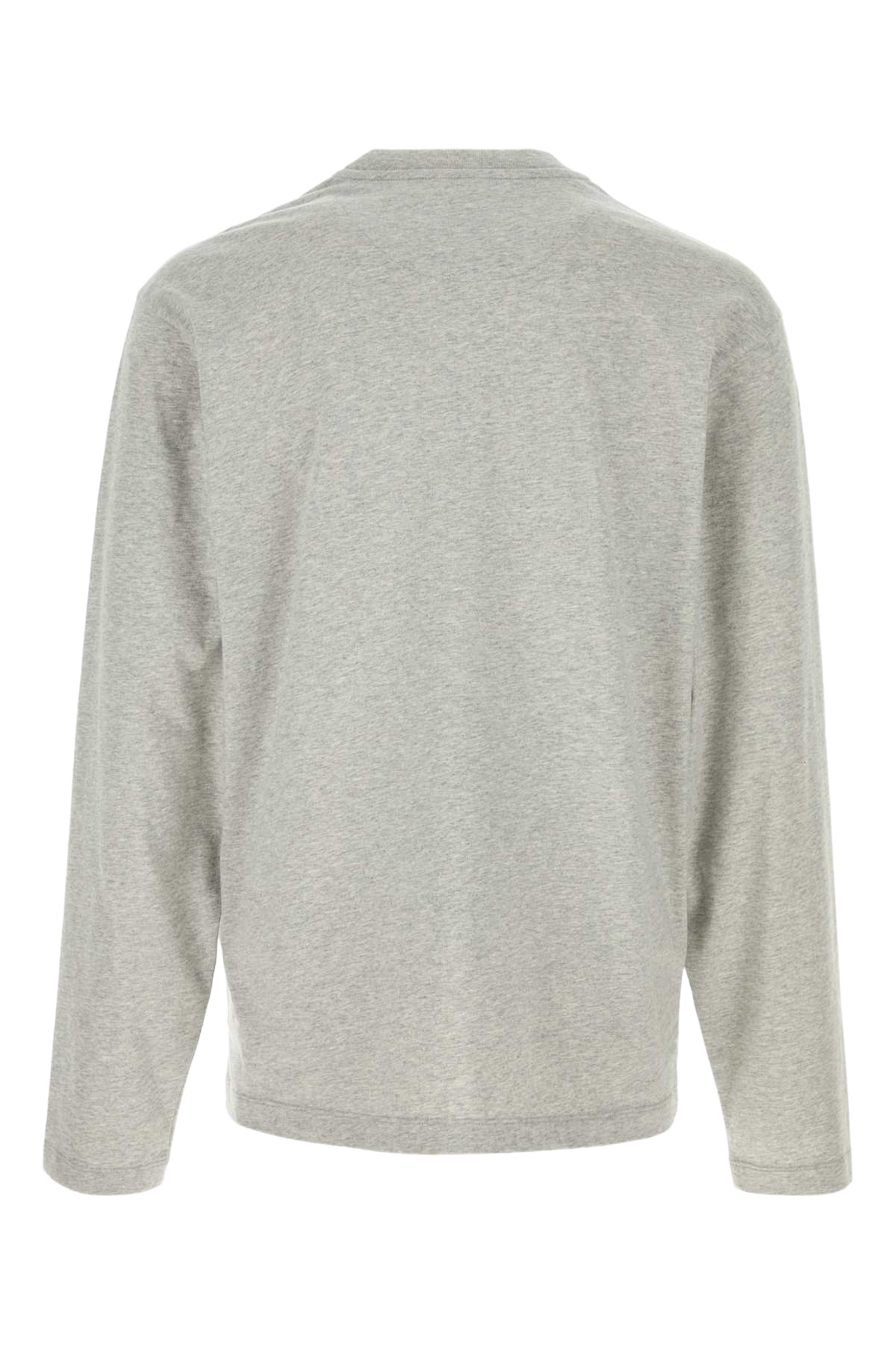 Grey Cotton T-Shirt Set Cotone
