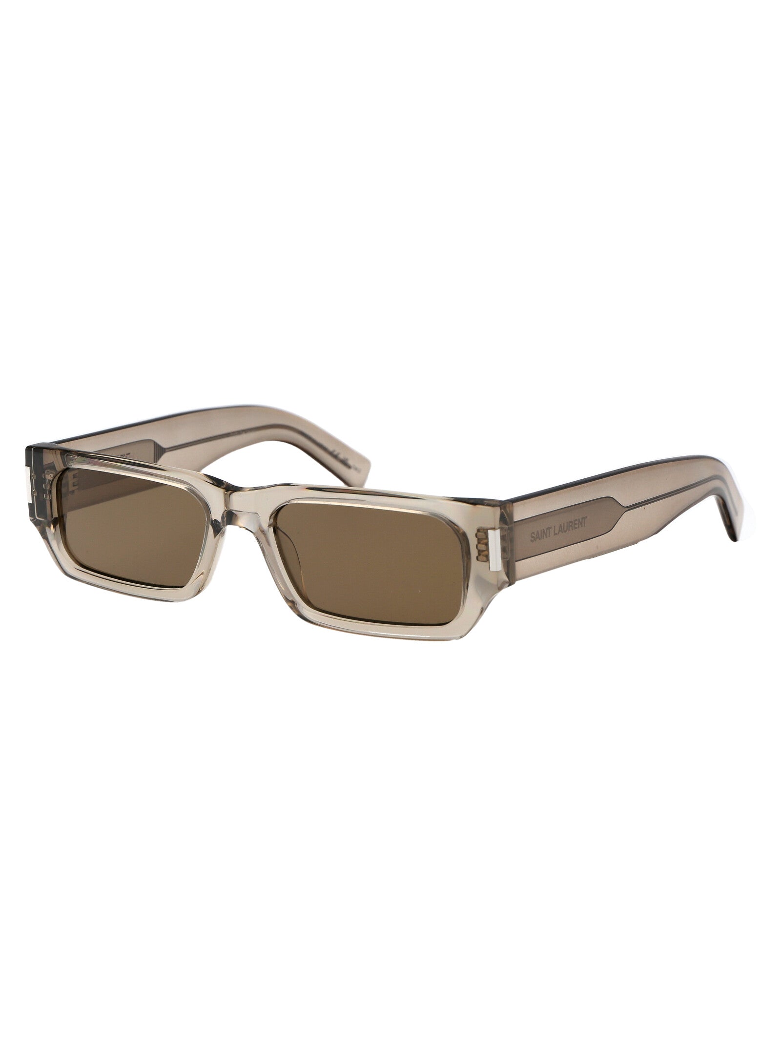 SL 660 004 Beige Brown Acetate Sunglasses
