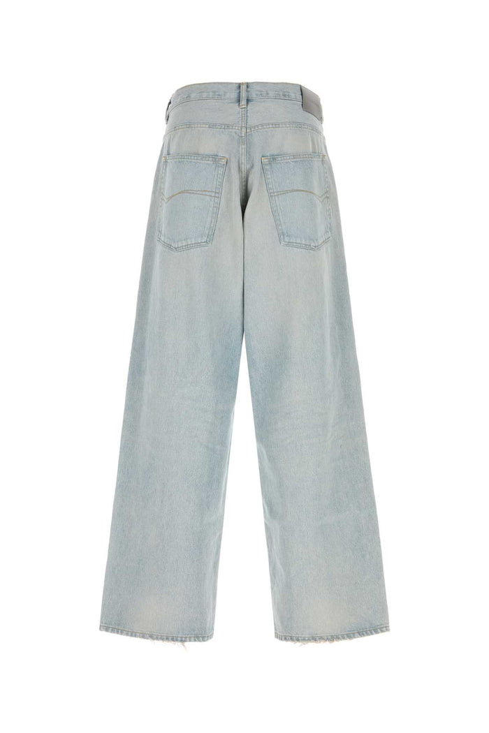 Lightblue Exterior: Cotton Pantaloni