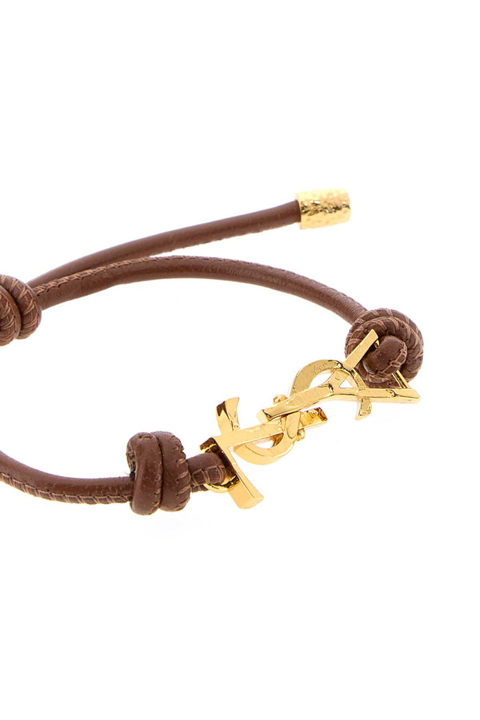 Brown Leather Cassandre Bracelet Dkwetclay Bracciali