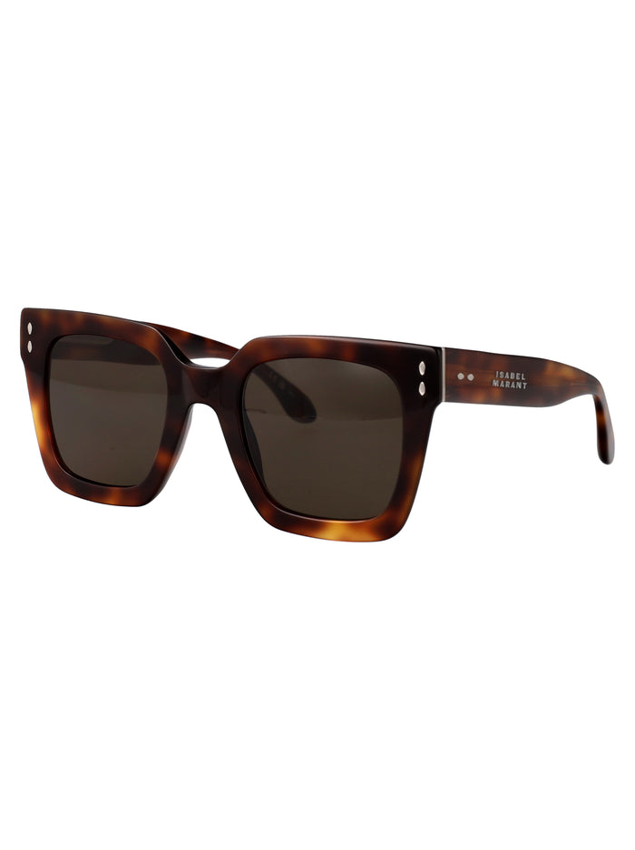Brown Havana Acetate Sunglasses