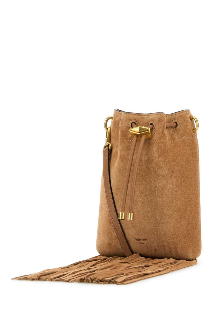 Camel Suede Bon Bucket Bag Toffeetoffeegold Borse A Secchiello