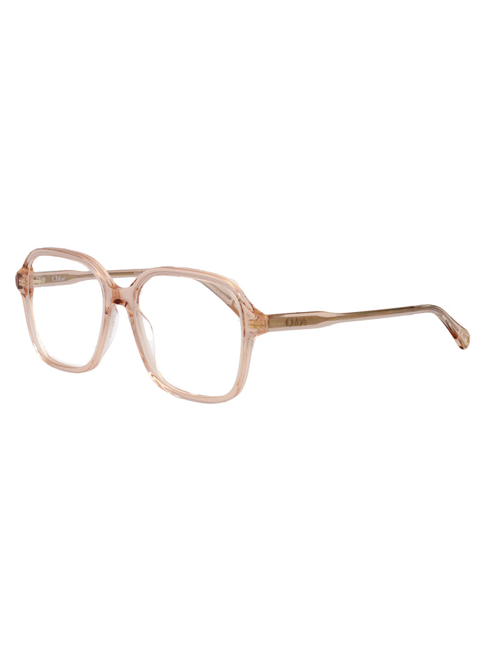 Ch0313o Pink-pink-transparent Acetate Optical