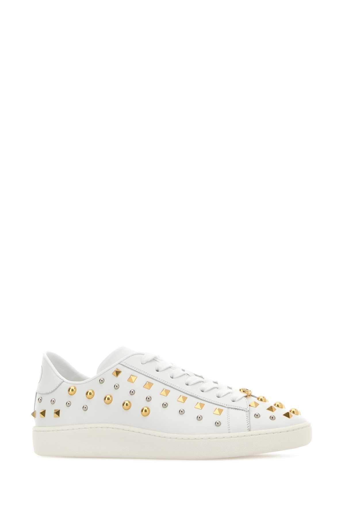 Biancoantbrassantsilvergreenbbia Calf Leather - Bos Taurus Sneaker