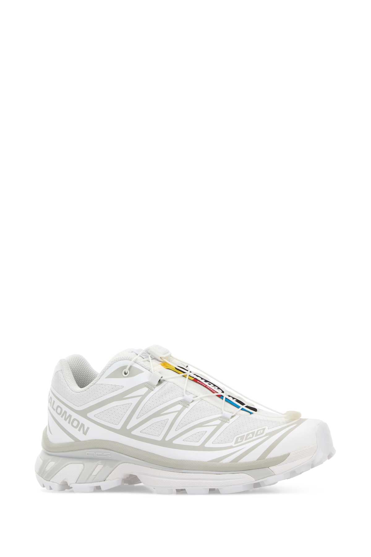 White Fabric And Rubber Xt-6 Sneakers White/white/lunar Rock