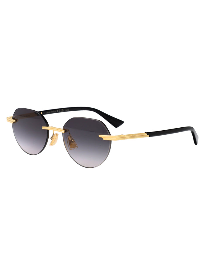 Bv1379s 001 Gold-gold-grey Metal Sunglasses