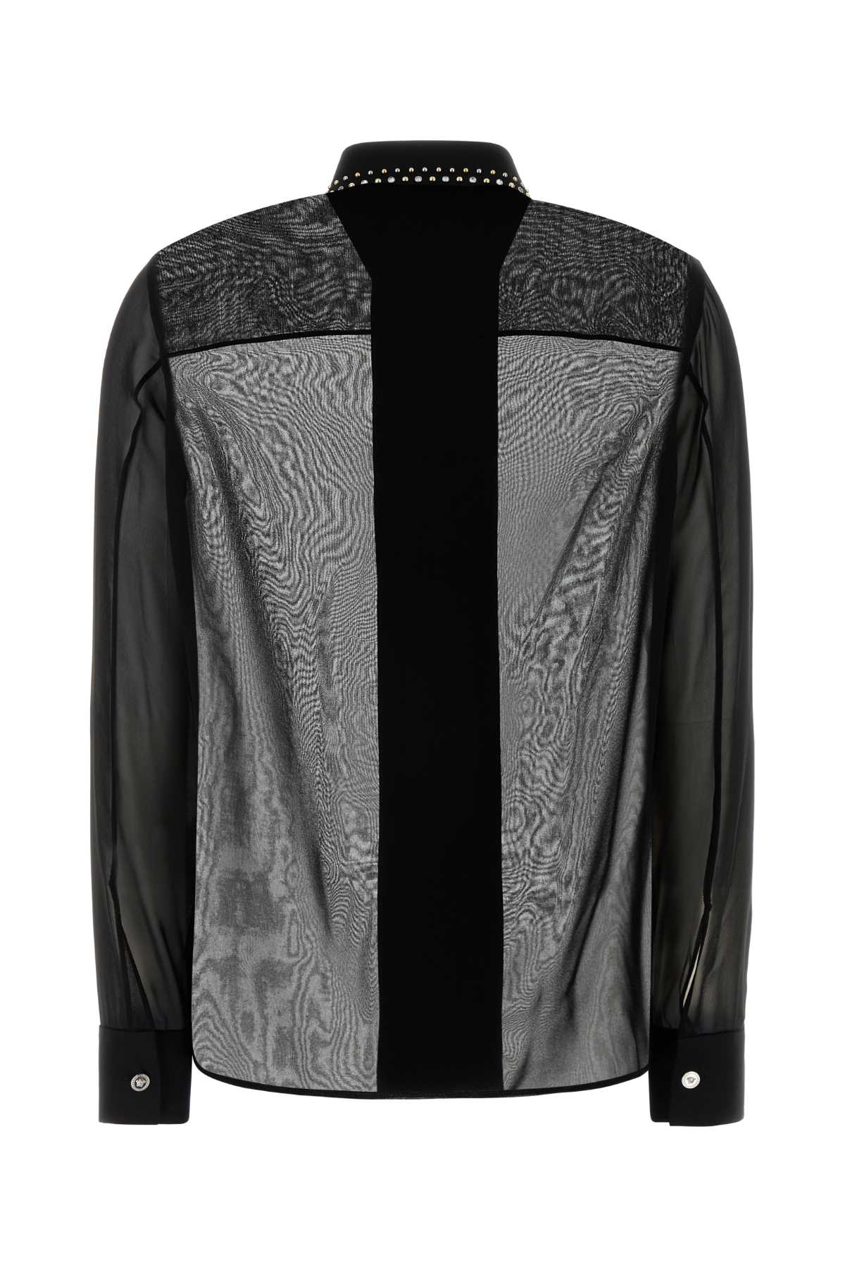 Black Silk Shirt Exterior: Camicie