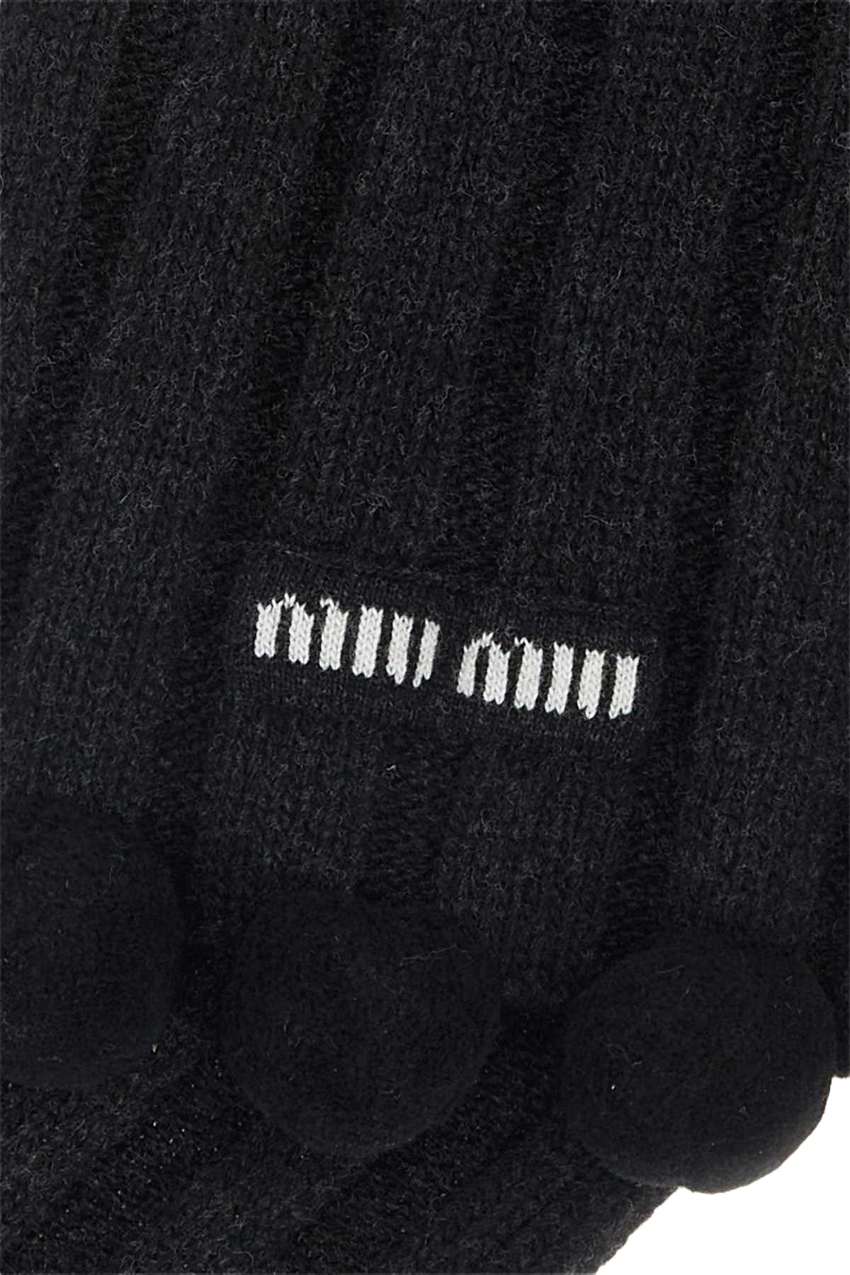 Charcoal Wool Blend Scarf Antracite Sciarpe E Foulard