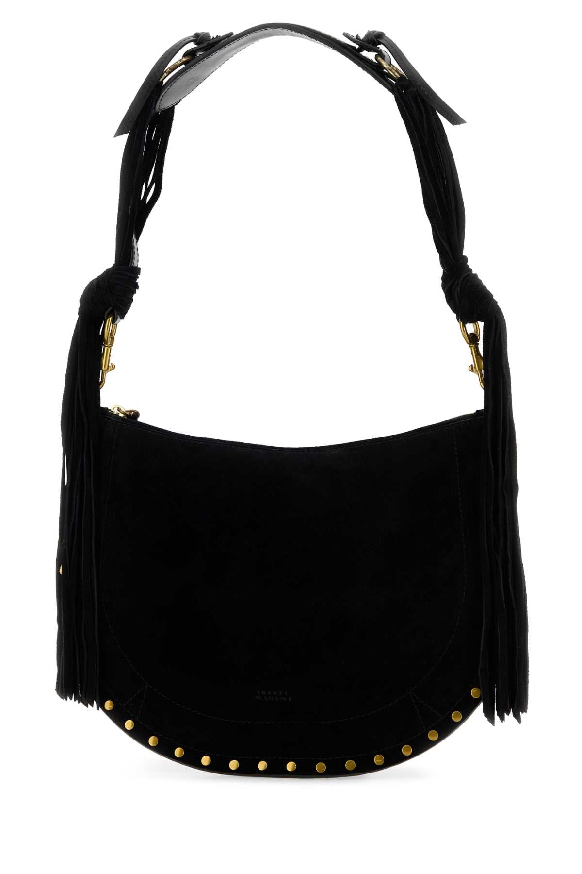Black Suede Oskan Shoulder Bag Borse A Mano
