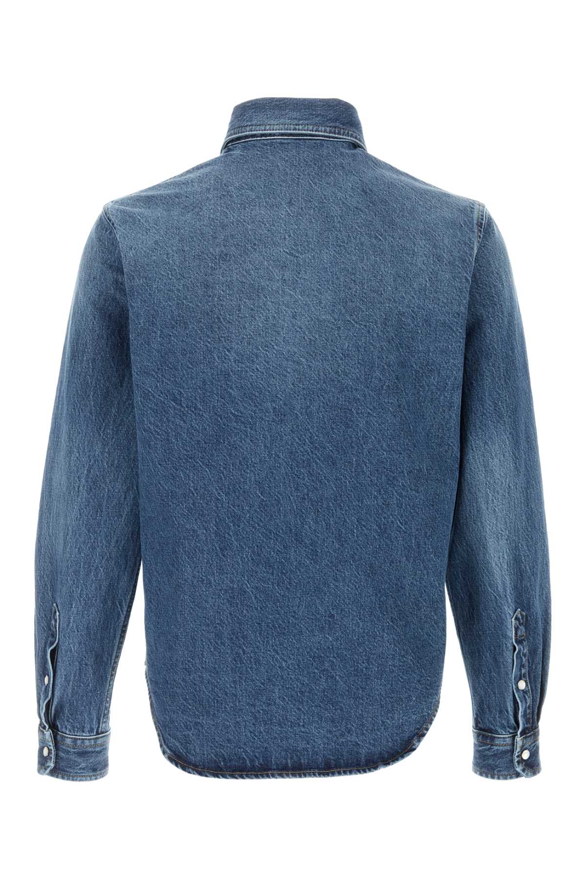 Denim Shirt Mediumblue Exterior: Cotton Camicie