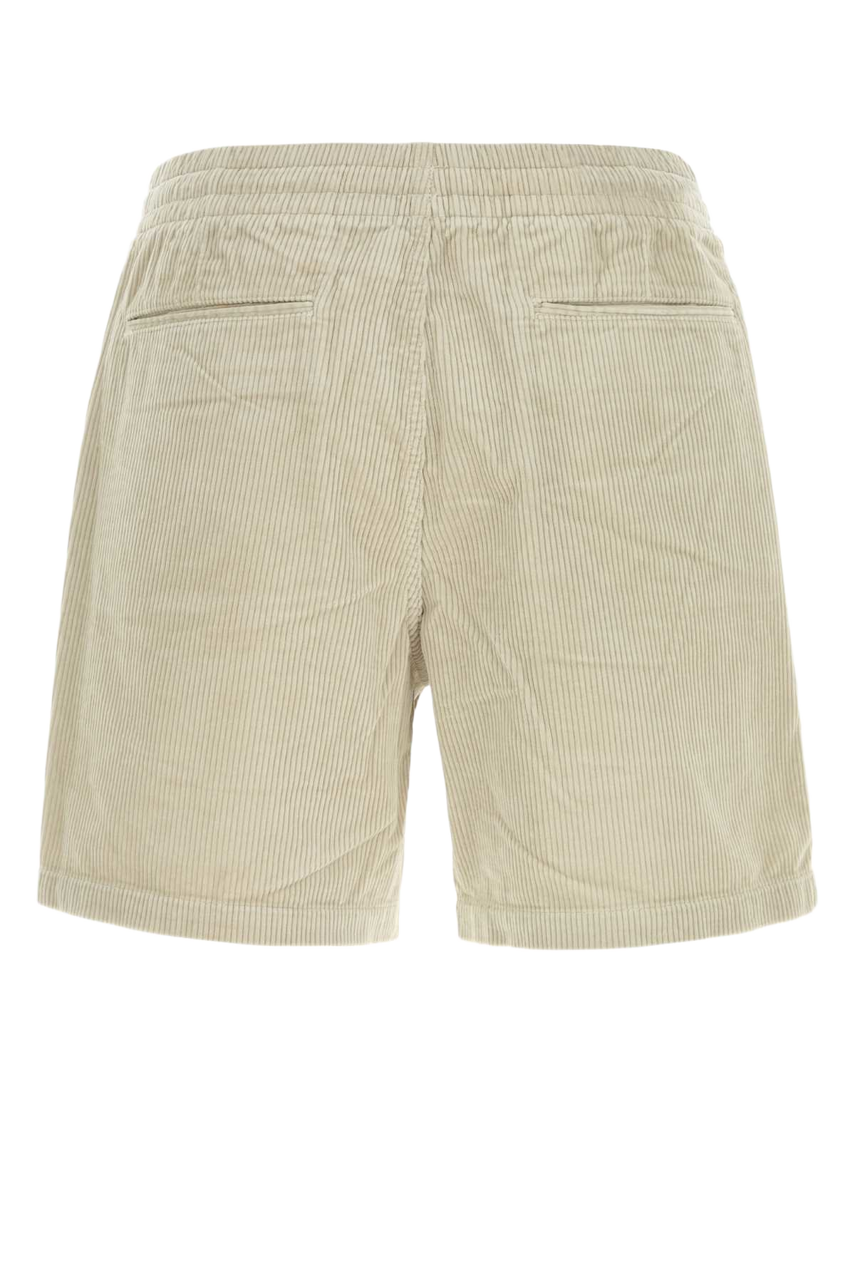 Sand Corduroy Bermuda Shorts Khakistone Exterior: Cotton