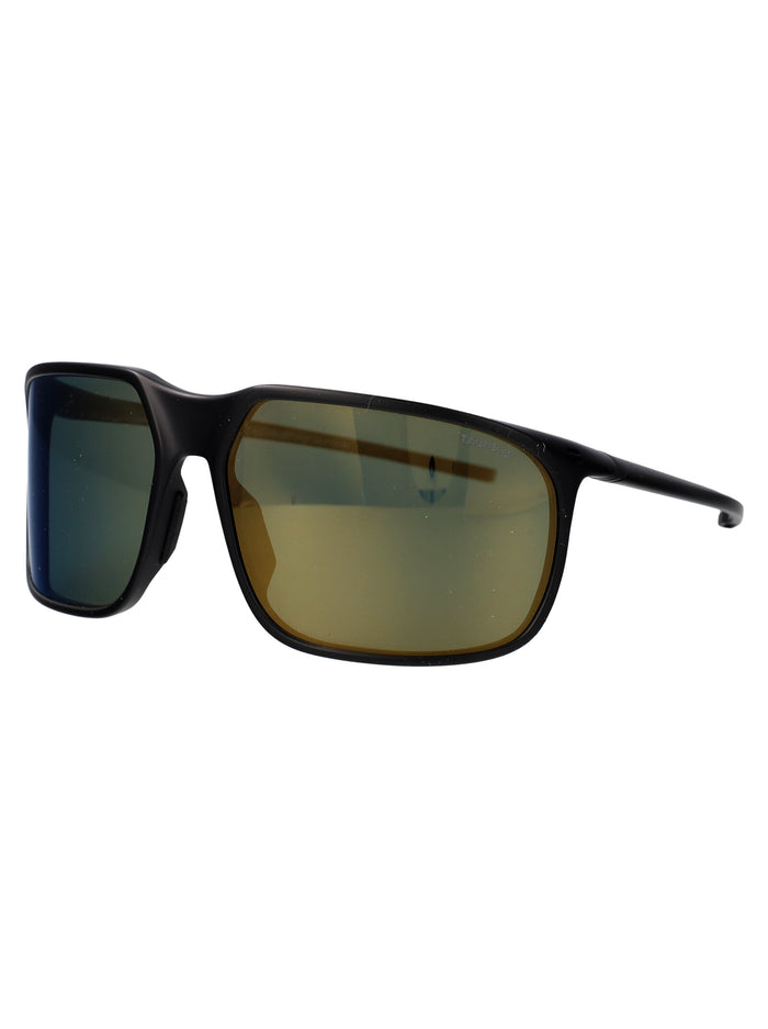 Vingt Sept Go Matte Grey Green Injected Sunglasses
